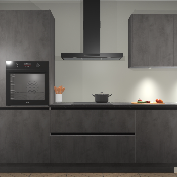 Beton Antraciet greeploze keuken Parijs 102160