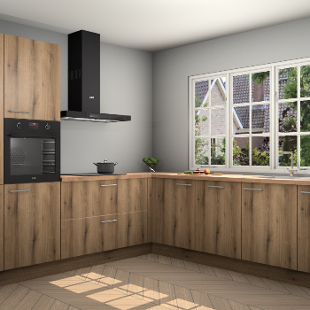 Goud Eiken keuken Casablanca 102842