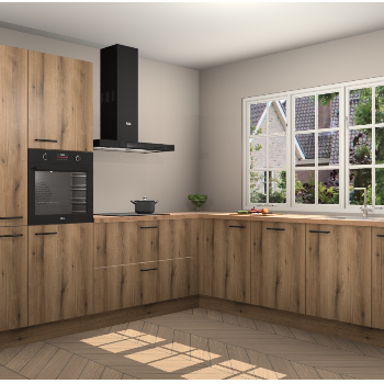 Goud Eiken keuken Casablanca 102845