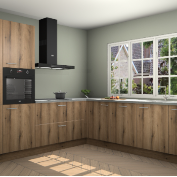 Goud Eiken keuken Casablanca 102855