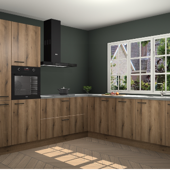 Goud Eiken keuken Casablanca 102858