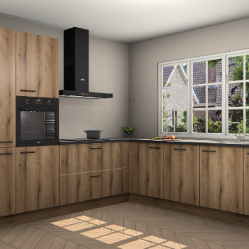 Goud Eiken keuken Casablanca 102863