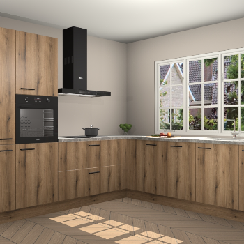 Goud Eiken keuken Casablanca 102869