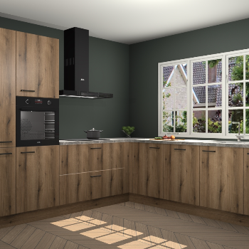 Goud Eiken keuken Casablanca 102870