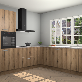 Goud Eiken keuken Casablanca 102872