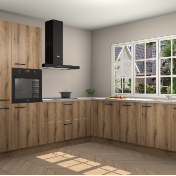 Goud Eiken keuken Casablanca 102875