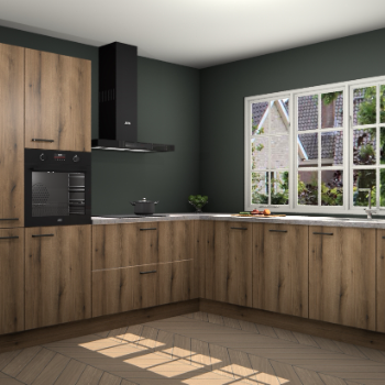 Goud Eiken keuken Casablanca 102876