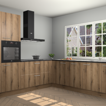 Goud Eiken keuken Casablanca 102878