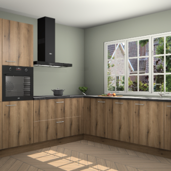 Goud Eiken keuken Casablanca 102879