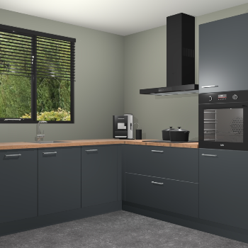 Onyxgrijze keuken Porto 102849