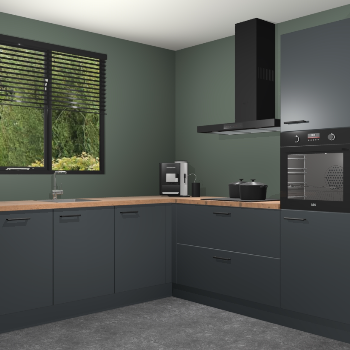 Onyxgrijze keuken Porto 102851