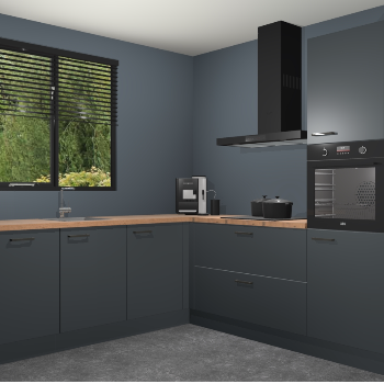 Onyxgrijze keuken Porto 102852