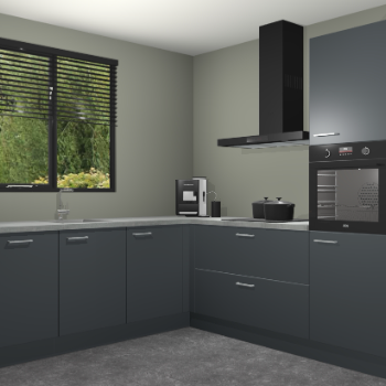 Onyxgrijze keuken Porto 102898