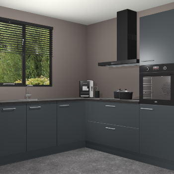 Onyxgrijze keuken Porto 102903