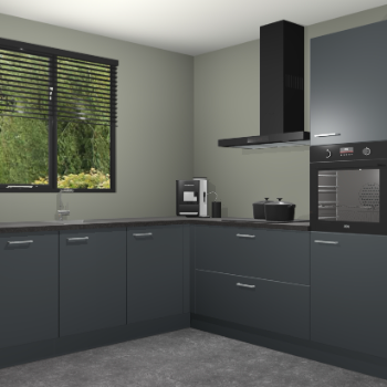 Onyxgrijze keuken Porto 102904