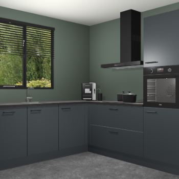 Onyxgrijze keuken Porto 102906