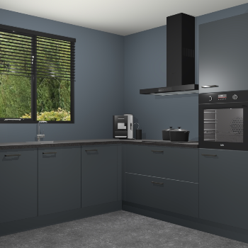 Onyxgrijze keuken Porto 102907