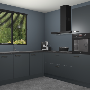 Onyxgrijze keuken Porto 102925