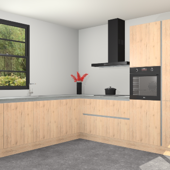 Madera Natuur greeploze keuken Porto 102984