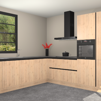 Madera Natuur greeploze keuken Porto 102994