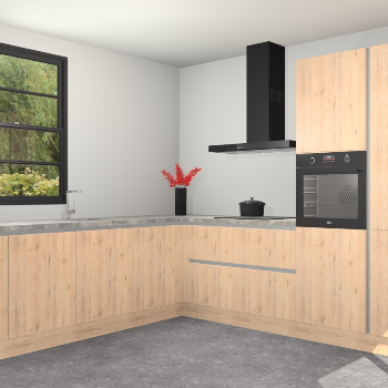 Madera Natuur greeploze keuken Porto 102997