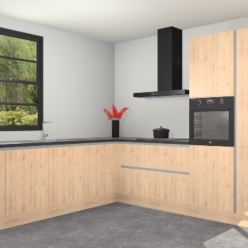 Madera Natuur greeploze keuken Porto 103009