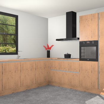 Astoria Eiken greeploze keuken Porto 103022