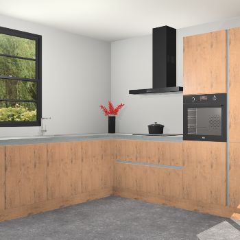 Astoria Eiken greeploze keuken Porto 103034