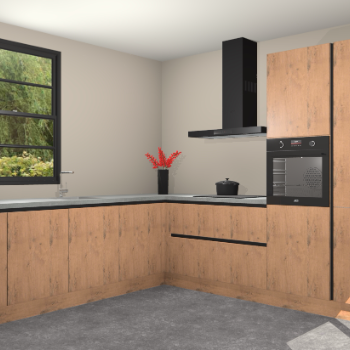 Astoria Eiken greeploze keuken Porto 103037