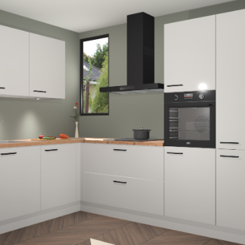 Zijdegrijze hoogglans keuken Buenos Aires 103429