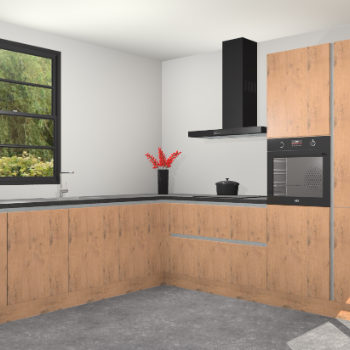 Astoria Eiken greeploze keuken Porto 103040