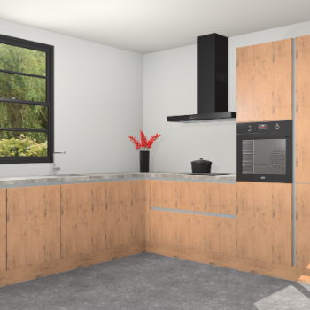 Astoria Eiken greeploze keuken Porto 103046