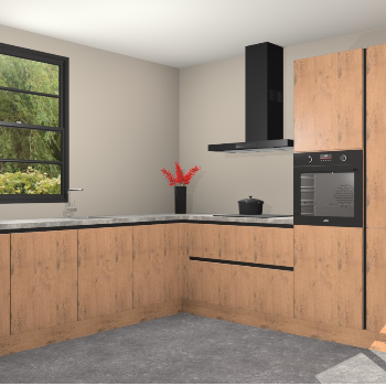 Astoria Eiken greeploze keuken Porto 103049