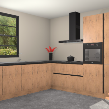 Astoria Eiken greeploze keuken Porto 103061