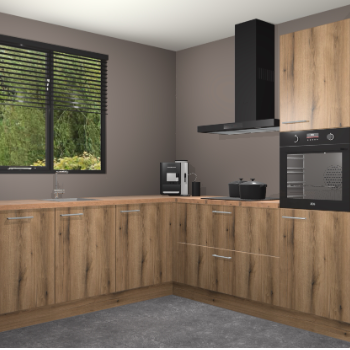 Goud Eiken keuken Porto 103099