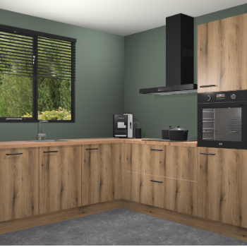 Goud Eiken keuken Porto 103102