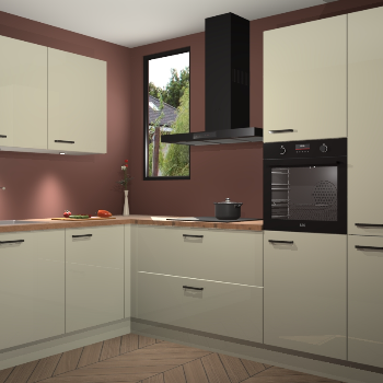 Magnolia hoogglans keuken Buenos Aires 103578