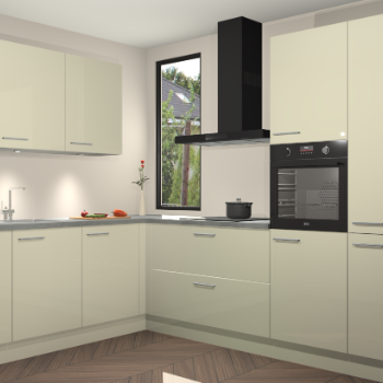 Magnolia hoogglans keuken Buenos Aires 103587