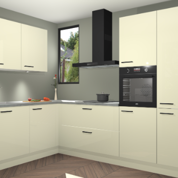 Magnolia hoogglans keuken Buenos Aires 103590