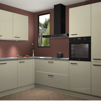 Magnolia hoogglans keuken Buenos Aires 103591