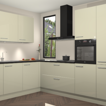 Magnolia hoogglans keuken Buenos Aires 103611