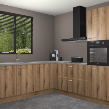 Goud Eiken keuken Porto 103138