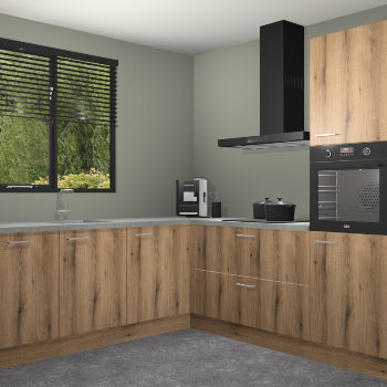 Goud Eiken keuken Porto 103139