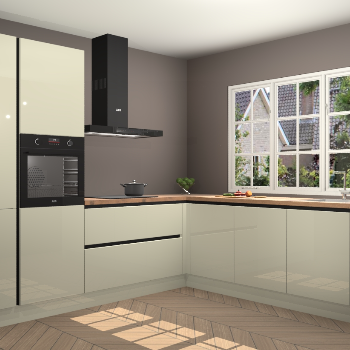 Magnolia Hoogglans greeploze keuken Casablanca 103360