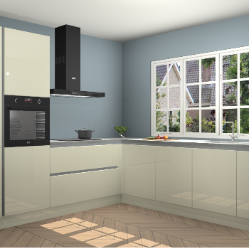 Magnolia Hoogglans greeploze keuken Casablanca 103398