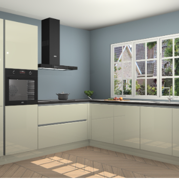 Magnolia Hoogglans greeploze keuken Casablanca 103404