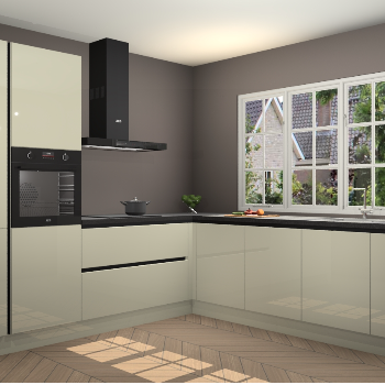 Magnolia Hoogglans greeploze keuken Casablanca 103407