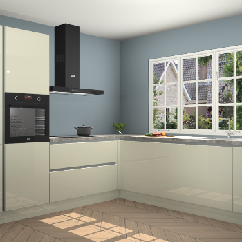 Magnolia Hoogglans greeploze keuken Casablanca 103410