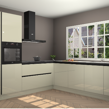 Magnolia Hoogglans greeploze keuken Casablanca 103425