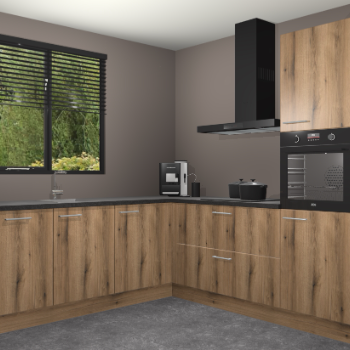 Goud Eiken keuken Porto 103144